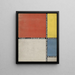 Livres Bauhaus 6 - Theo van Doesburg — indrammet kunstværk på væggen