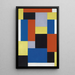 Composition XX - Theo van Doesburg — indrammet kunstværk på væggen