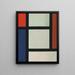 Kontre-Komposition - Theo van Doesburg — indrammet kunstværk på væggen
