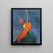 Heltisk bevægelse - Theo van Doesburg — indrammet kunstværk på væggen