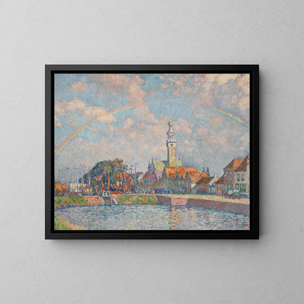 L'Regnbuen - Theo van Rysselberghe — indrammet kunstværk på væggen