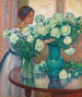 Les Pivoines blanches - Theo van Rysselberghe — visning af kunstværket