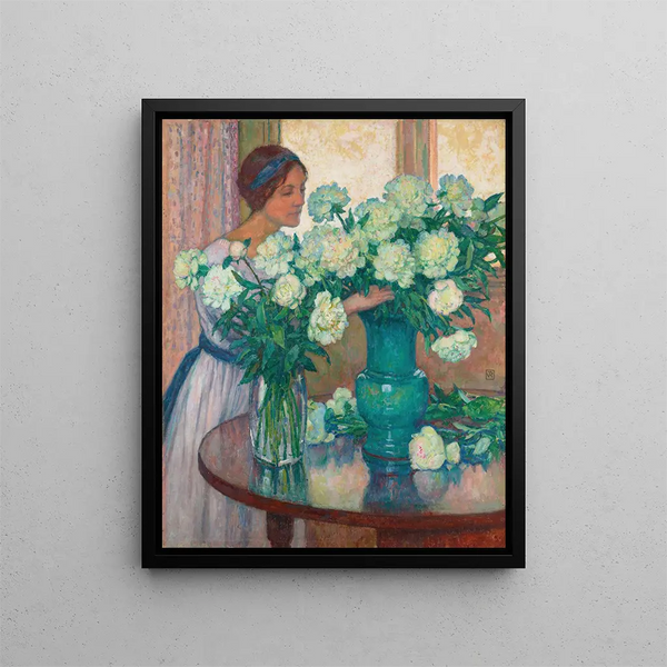 Theo van Rysselberghe - Les Pivoines blanches.webp
