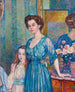 Madame von Bodenhausen med sit barn Luli - Theo van Rysselberghe — visning af kunstværket