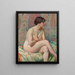 Pas d'Assise Maude - Theo van Rysselberghe — indrammet kunstværk på væggen