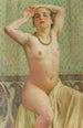 Paquita med halskæde - Theo van Rysselberghe — visning af kunstværket