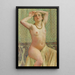 Paquita med halskæde - Theo van Rysselberghe — indrammet kunstværk på væggen