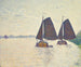 Fiskere på Schelde - Theo van Rysselberghe — visning af kunstværket