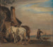 Karl, der bringer vand til to heste, kopi af et maleri af Paulus Potter i Louvre - Theodor Philipsen — visning af kunstværket