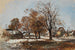 Scène d'un jour d'hiver près de St. Pölten - Theodor von Hermann — visning af kunstværket