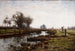 Eftermiddag, Dachau-søen - Theodore Clement Steele — visning af kunstværket