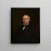 Portrait af William J. Holliday - Theodore Clement Steele — indrammet kunstværk på væggen
