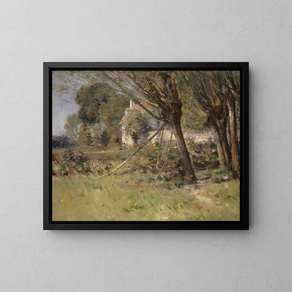 Saules - Theodore Robinson — indrammet kunstværk på væggen
