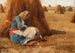 Repos près d'une meule de foin - Theodoros Ralli — visning af kunstværket