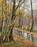 Motif de fin d'automne de Hadersdorf - Thérèse Schachner — visning af kunstværket