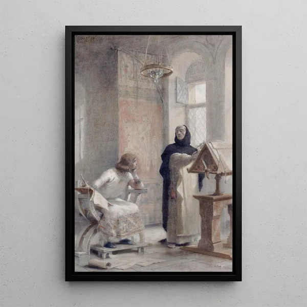 Thobald Chartran - Esquisse pour lescalier de la Sorbonne Louis IX labbaye de Royaumont.webp