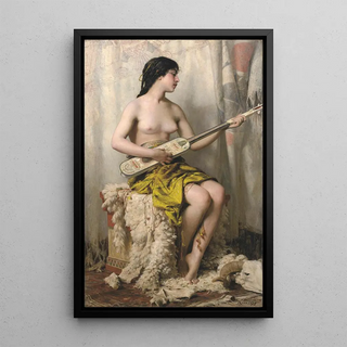 Thobald Chartran - La Joueuse De Mandore.webp