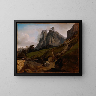 Thodore Caruelle dAligny - The Wetterhorn Switzerland.webp
