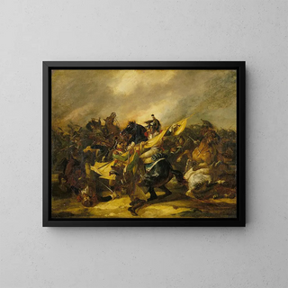 Thodore Gricault - A Charge of Cuirassiers.webp