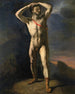 Académie d'homme nu au glaive - Théodore Géricault — visning af kunstværket