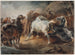 Chevaux de combat - Théodore Géricault — visning af kunstværket