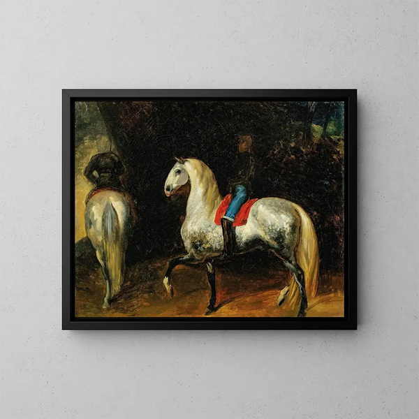 Le Mangeur - Théodore Géricault — indrammet kunstværk på væggen