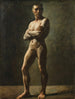 Akademi, krydsede hænder - Théodore Géricault — visning af kunstværket