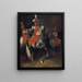 Trompettister på hest af den kejserlige garde af Napoleon - Théodore Géricault — indrammet kunstværk på væggen