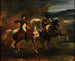 Napoléon giver en ordre til en overordnet officer fra Guiderne - Théodore Géricault — visning af kunstværket