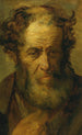 Portrait af en ældre mand - Théodore Géricault — visning af kunstværket