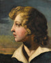 Portræt af ung dreng i profil - Théodore Géricault — visning af kunstværket