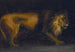 Studie af en løve - Théodore Géricault — visning af kunstværket