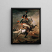 The Charging Chasseur - Théodore Géricault — indrammet kunstværk på væggen
