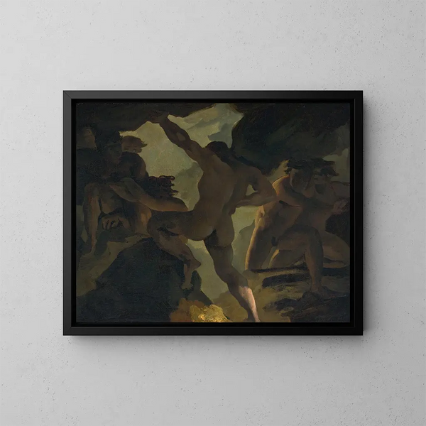 Episode af Titan-krigen - Théodore Géricault — indrammet kunstværk på væggen