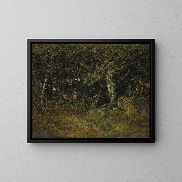 Le Chêne de Roche - Théodore Rousseau — indrammet kunstværk på væggen