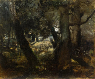 Thodore Rousseau - Pheasantry in the Forest of Compigne.webp