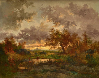 Thodore Rousseau - The Charcoal Burners Hut.webp