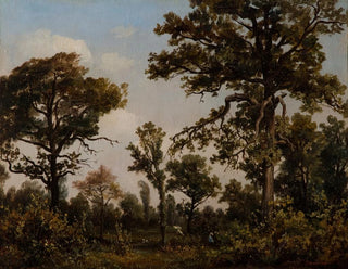 Thodore Rousseau - The Large Oak Tree Forest of Fontainebleau.webp