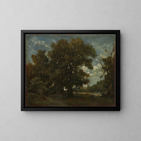 Le Chêne - Théodore Rousseau — indrammet kunstværk på væggen
