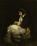Kvinde, der syr - Théodule Ribot — visning af kunstværket