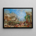 Le sac de Corinthe - Thomas Allom — indrammet kunstværk på væggen