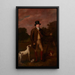 Portrait af Henry Hoste Henley 1766-1833 med hunde - Thomas Arrowsmith — indrammet kunstværk på væggen