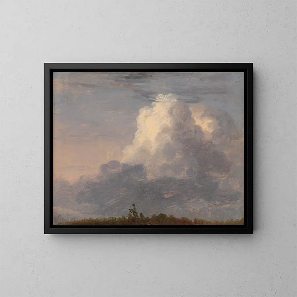 Nuages - Thomas Cole — indrammet kunstværk på væggen