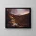 toppen af Kaaterskill-faldene - Thomas Cole — indrammet kunstværk på væggen