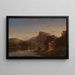 L'Allegro - Thomas Cole — indrammet kunstværk på væggen