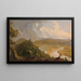 Esquisse til udsigt over Mount Holyoke, Northampton, Massachusetts efter et tordenvejr, Le Méandre - Thomas Cole — indrammet kunstværk på væggen