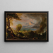 Le Cours de l'Empire, l'État Sauvage - Thomas Cole — indrammet kunstværk på væggen
