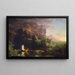 Le Voyage de la vie: Enfance - Thomas Cole — indrammet kunstværk på væggen