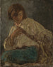 Studie af portræt af maleren Anselm Feuerbach - Thomas Couture — visning af kunstværket
