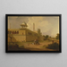 Jama Masjid Delhi - Thomas Daniell — indrammet kunstværk på væggen